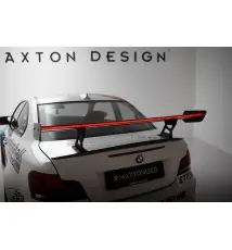 Carbon Spoiler With Internal Brackets Uprights V.2 + LED BMW 1 M E82