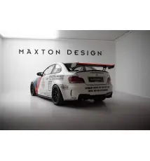 Carbon Spoiler With Internal Brackets Uprights V.2 + LED BMW 1 M E82