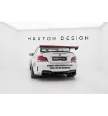 Carbon Spoiler With Internal Brackets Uprights V.2 + LED BMW 1 M E82