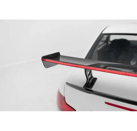 Carbon Spoiler With Internal Brackets Uprights V.2 + LED BMW 1 M E82