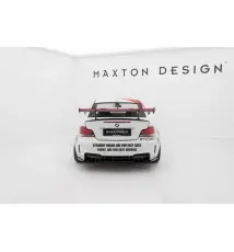 Carbon Spoiler With Internal Brackets Uprights V.2 + LED BMW 1 M E82