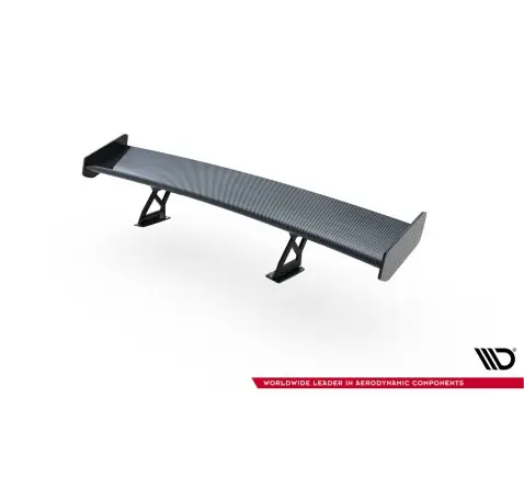 Carbon Spoiler With Internal Brackets Uprights V.2 + LED BMW 1 M E82