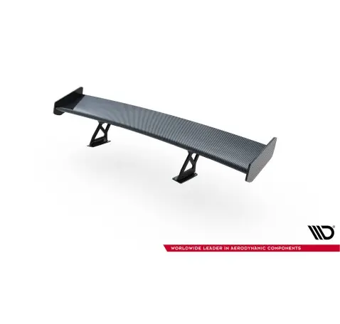 Carbon Spoiler With Internal Brackets Uprights V.2 + LED BMW 1 M E82