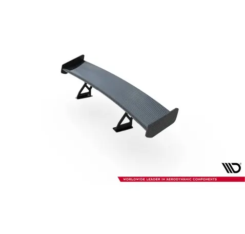 Carbon Spoiler With Internal Brackets Uprights V.2 + LED BMW 1 M E82