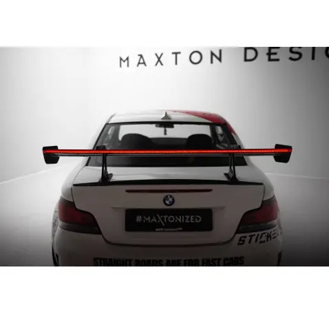 Carbon Spoiler With Upper Swan Mounting + LED BMW 1 M E82 Carbon Spoiler With Upper Swan Mounting + LED BMW 1 M E82