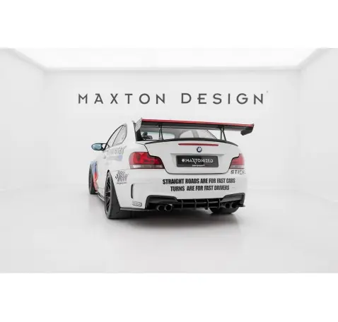 Carbon Spoiler With Upper Swan Mounting + LED BMW 1 M E82