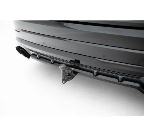 Arriere Splitter (avec une barre verticale) V.2 Audi SQ8 / Q8 S-Line Mk1 Facelift