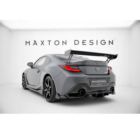 Carbon Spoiler With External Brackets Uprights Toyota GR86 / Subaru BRZ Mk2