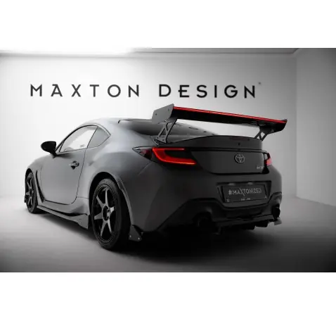 Carbon Spoiler With External Brackets Uprights + LED Toyota GR86 / Subaru BRZ Mk2