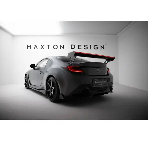 Carbon Spoiler With External Brackets Uprights + LED Toyota GR86 / Subaru BRZ Mk2