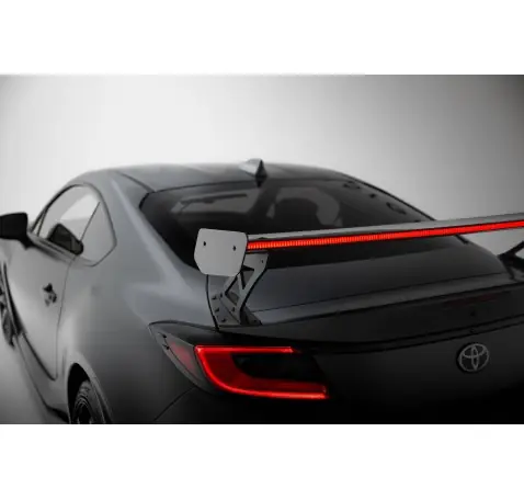 Carbon Spoiler With External Brackets Uprights + LED Toyota GR86 / Subaru BRZ Mk2
