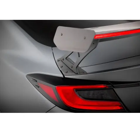 Carbon Spoiler With External Brackets Uprights + LED Toyota GR86 / Subaru BRZ Mk2