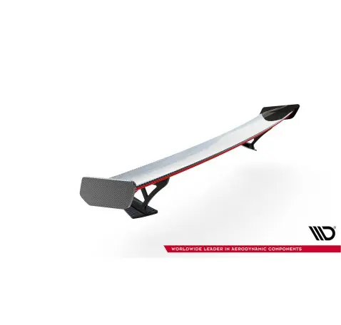 Carbon Spoiler With External Brackets Uprights + LED Toyota GR86 / Subaru BRZ Mk2