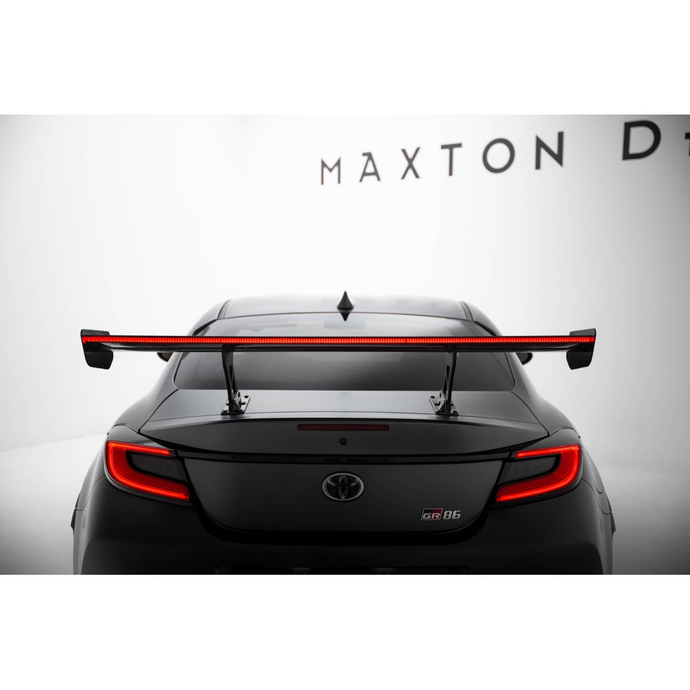 Carbon Spoiler With Internal Brackets Uprights + LED Toyota GR86 / Subaru BRZ Mk2