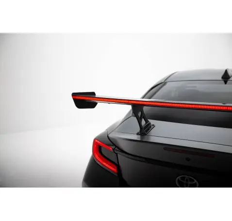 Carbon Spoiler With Internal Brackets Uprights + LED Toyota GR86 / Subaru BRZ Mk2