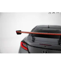 Carbon Spoiler With Internal Brackets Uprights + LED Toyota GR86 / Subaru BRZ Mk2
