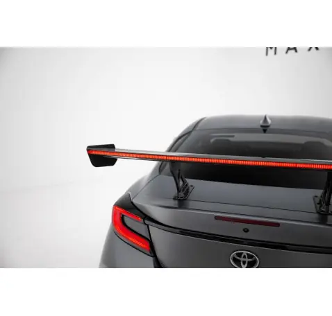 Carbon Spoiler With Internal Brackets Uprights + LED Toyota GR86 / Subaru BRZ Mk2