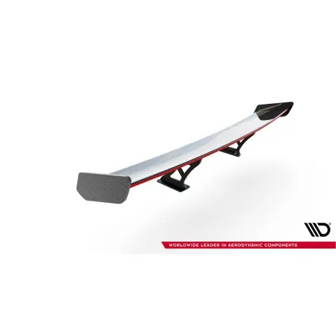 Carbon Spoiler With Internal Brackets Uprights + LED Toyota GR86 / Subaru BRZ Mk2