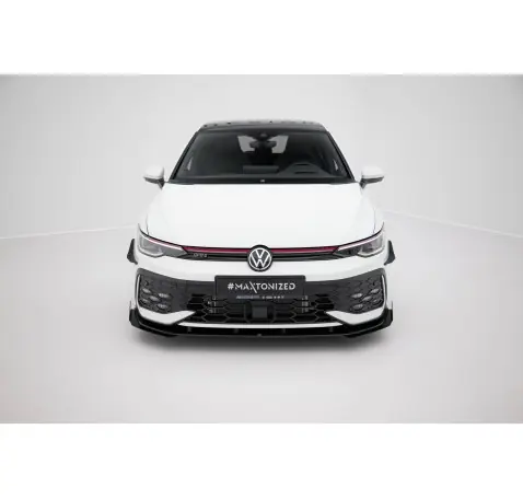 Street Pro Lame Du Pare-Chocs Avant + Flaps Volkswagen Golf GTI / GTE / R-Line Mk8 Facelift