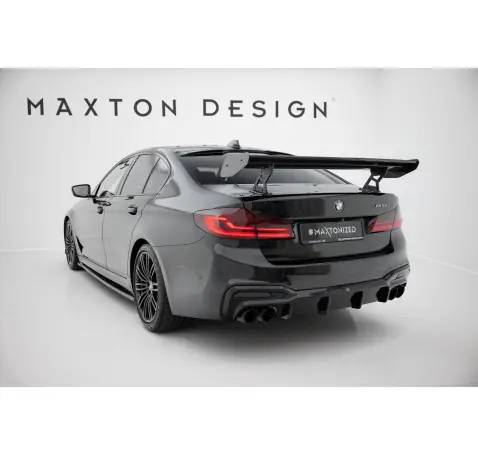 Carbon Spoiler With Internal Brackets Uprights BMW 5 / M5 Sedan G30 / F90 Carbon Spoiler With Internal Brackets Uprights BMW 5 / M5 Sedan G30 / F90