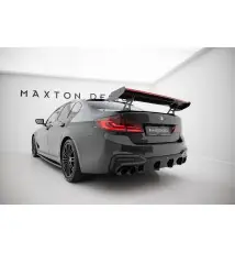 Carbon Spoiler With Internal Brackets Uprights + LED BMW 5 / M5 Sedan G30 / F90