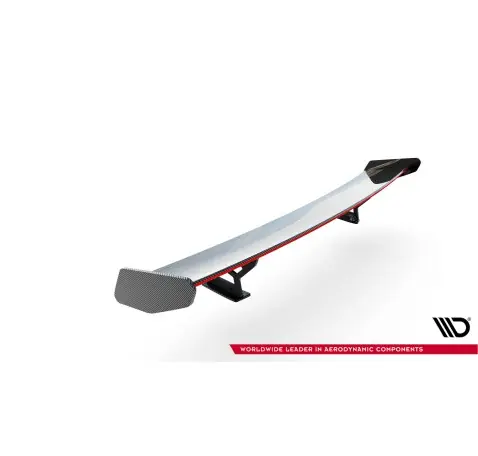 Carbon Spoiler With Internal Brackets Uprights + LED BMW 5 / M5 Sedan G30 / F90