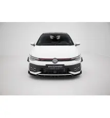 Lame Du Pare-Chocs Avant V.2 + Ailerons Volkswagen Golf GTI / GTE / R-Line Mk8 Facelift
