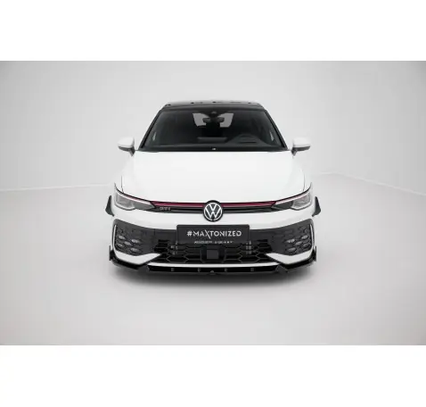 Lame Du Pare-Chocs Avant V.2 + Ailerons Volkswagen Golf GTI / GTE / R-Line Mk8 Facelift