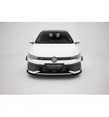 Lame Du Pare-Chocs Avant V.3 + Ailerons Volkswagen Golf GTI / GTE / R-Line Mk8 Facelift