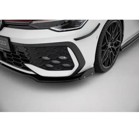 Lame Du Pare-Chocs Avant V.3 + Ailerons Volkswagen Golf GTI / GTE / R-Line Mk8 Facelift