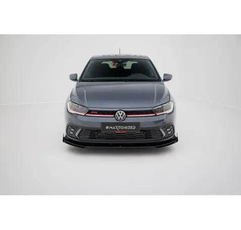 Street Pro Lame Du Pare-Chocs Avant + Flaps Volkswagen Polo GTI Mk6 Facelift