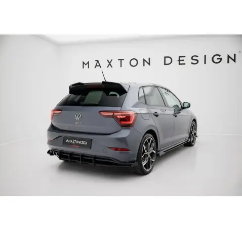 Street Pro Central Diffuseur Arriere + Flaps Volkswagen Polo GTI Mk6 Facelift