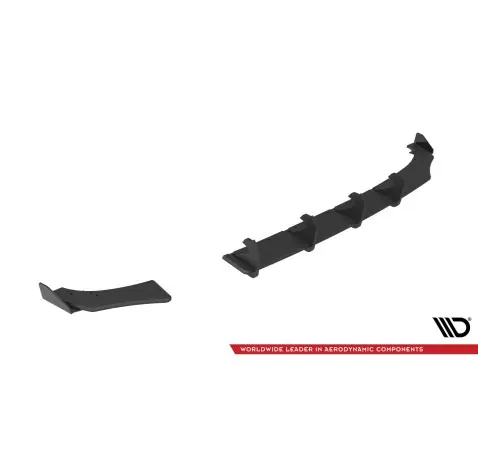 Street Pro Central Diffuseur Arriere + Flaps Volkswagen Polo GTI Mk6 Facelift