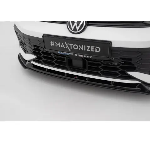 Street Pro Lame Du Pare-Chocs Avant V.2 Volkswagen Golf GTI / GTE / R-Line Mk8 Facelift