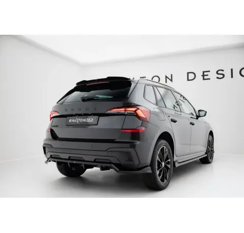 Arriere Splitter (avec une barre verticale) Skoda Kamiq Monte Carlo Mk1 Facelift