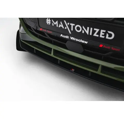 Street Pro Lame Du Pare-Chocs Avant V.1 + Flaps Audi S3 Sportback / A3 S-line Sportback 8Y Facelift