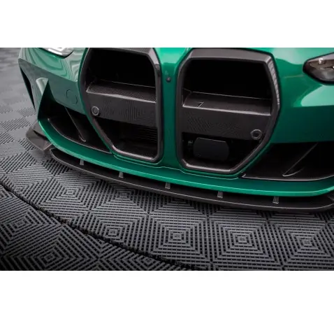 Fibre de Carbone Lame Du Pare-Chocs Avant V.1 BMW M3 Sedan / Touring G80 / G81