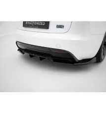 Arriere Splitter (avec une barre verticale) V.1 Tesla Model 3 Performance Mk1 Facelift