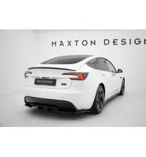 Arriere Splitter (avec une barre verticale) V.2 Tesla Model 3 Performance Mk1 Facelift