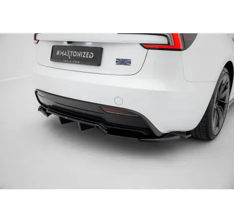 Arriere Splitter (avec une barre verticale) V.2 Tesla Model 3 Performance Mk1 Facelift