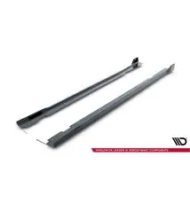 Fibre de Carbone Des Bas De Caisse BMW X7 M-Pack G07 Facelift