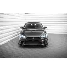 Street Pro Lame Du Pare-Chocs Avant + Flaps Mitsubishi Lancer EVO X