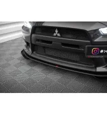 Street Pro Lame Du Pare-Chocs Avant + Flaps Mitsubishi Lancer EVO X