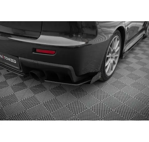 Street Pro Lame Du Pare Chocs Arriere + Flaps Mitsubishi Lancer EVO X