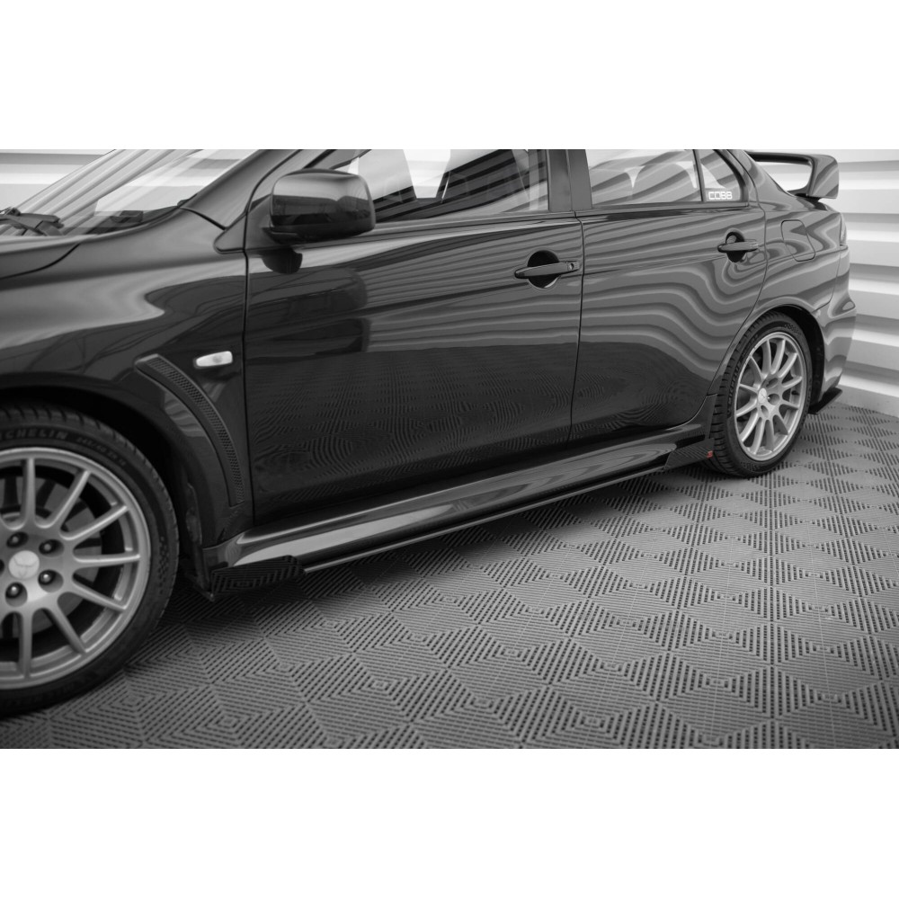 Street Pro Rajouts Des Bas De Caisse + Flaps Mitsubishi Lancer EVO X