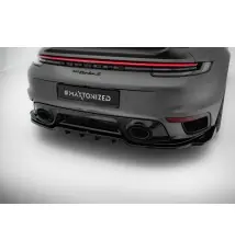 Arriere Splitter (avec une barre verticale) Porsche 911 Turbo S Sport Package 992