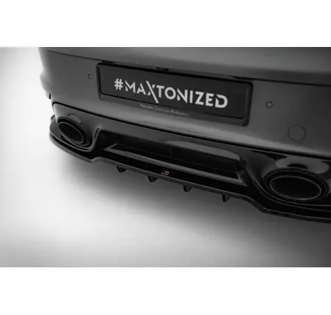 Arriere Splitter (avec une barre verticale) Porsche 911 Turbo S Sport Package 992