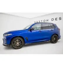 Set of Prepreg Carbon Fiber Splitters BMW X5 M-Pack G05 Facelift