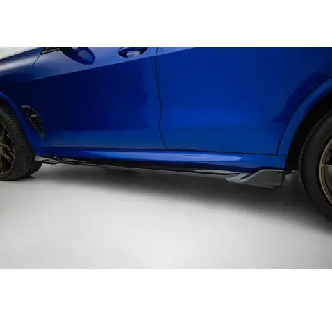 Set of Prepreg Carbon Fiber Splitters BMW X5 M-Pack G05 Facelift