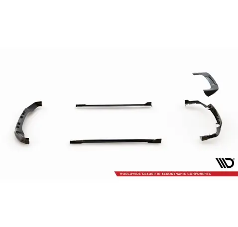 Set of Prepreg Carbon Fiber Splitters BMW X5 M-Pack G05 Facelift